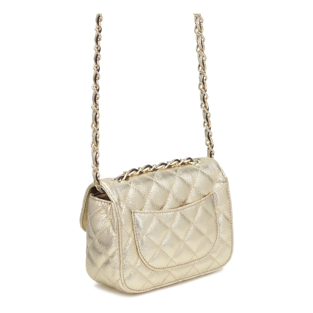 Kazar Elegante gouden tas met een ketting Yellow Dames