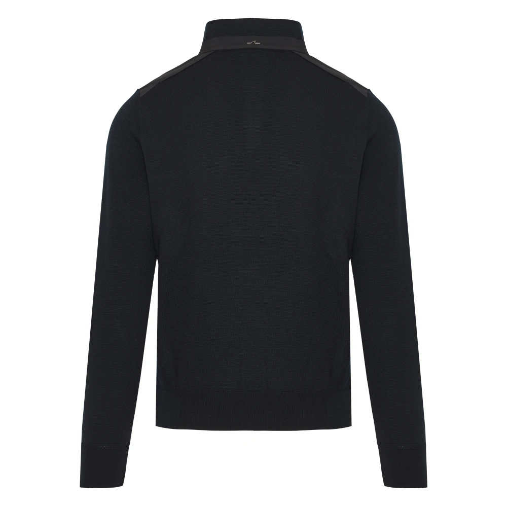 PAUL & SHARK Wol Half-Zip Gebreide Kleding Black Heren