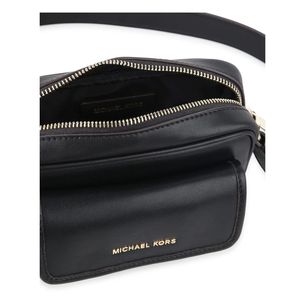 Michael Kors Elegante verfijnde handtas in gecoate stof Black Dames
