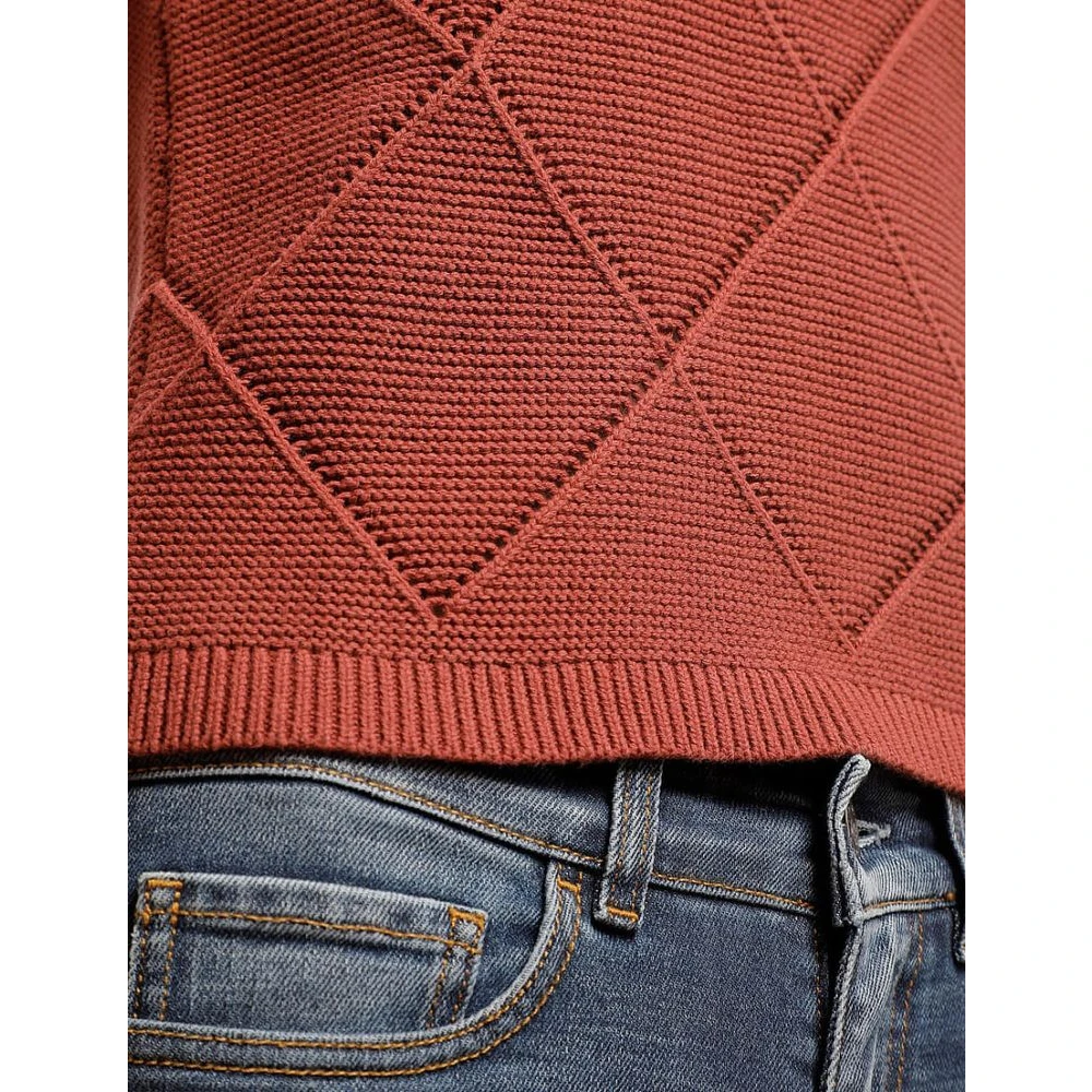 Ines De La Fressange Paris Gaetano okergeel gebreid T-shirt Brown Dames