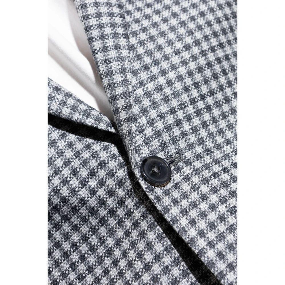 Officine Générale Houndstooth blazer Gray Heren