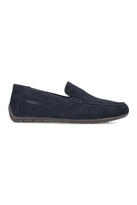 Blå Klassiska Loafers