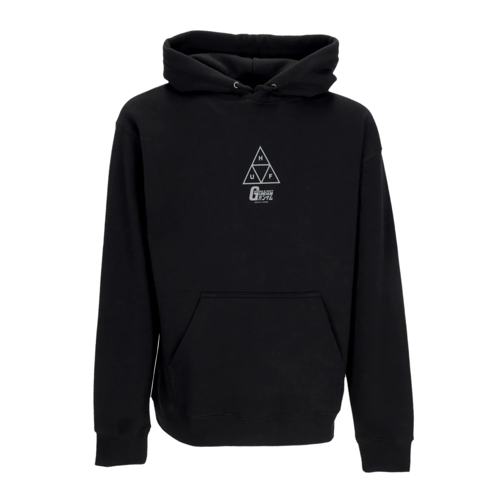 HUF Gundam Triple Triangle Zwarte Hoodie Black Heren