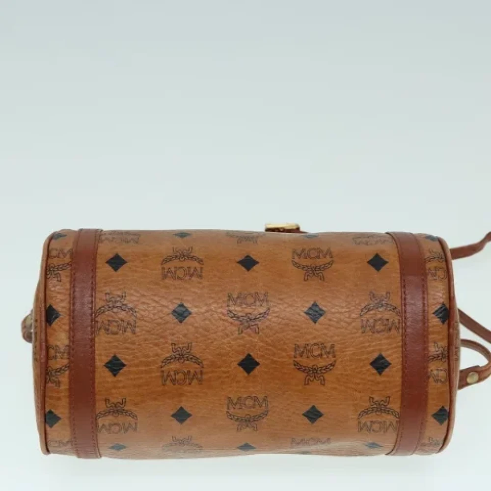 MCM Pre-owned Leather shoulder-bags Brown Dames