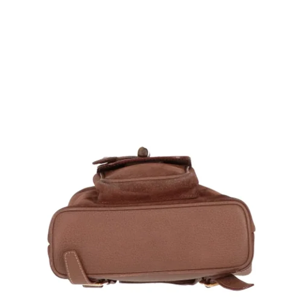 Gucci Vintage Pre-owned Suede gucci-bags Brown Dames