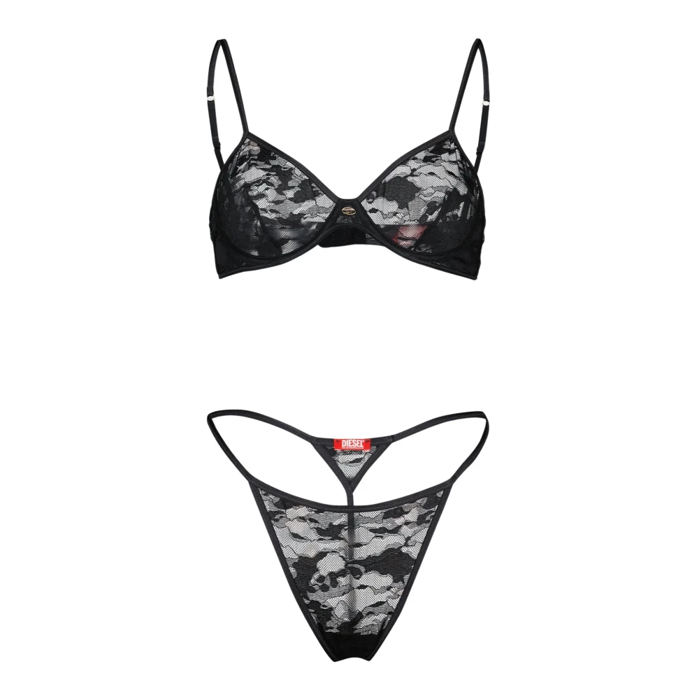 Diesel Donna Nero Costumi Da Bagno, Xs, New,