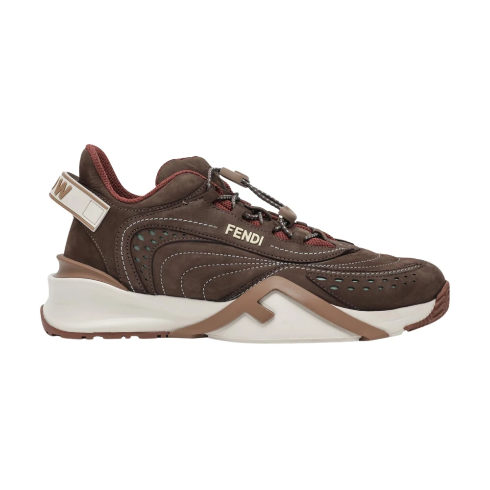 Fendi Flow Low Tops Dames Schoenen Bruin