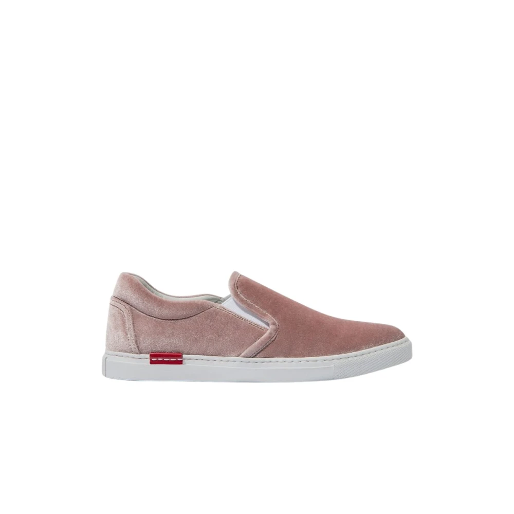 Scarosso Asia Rose Velvet Dames Schoenen Roze