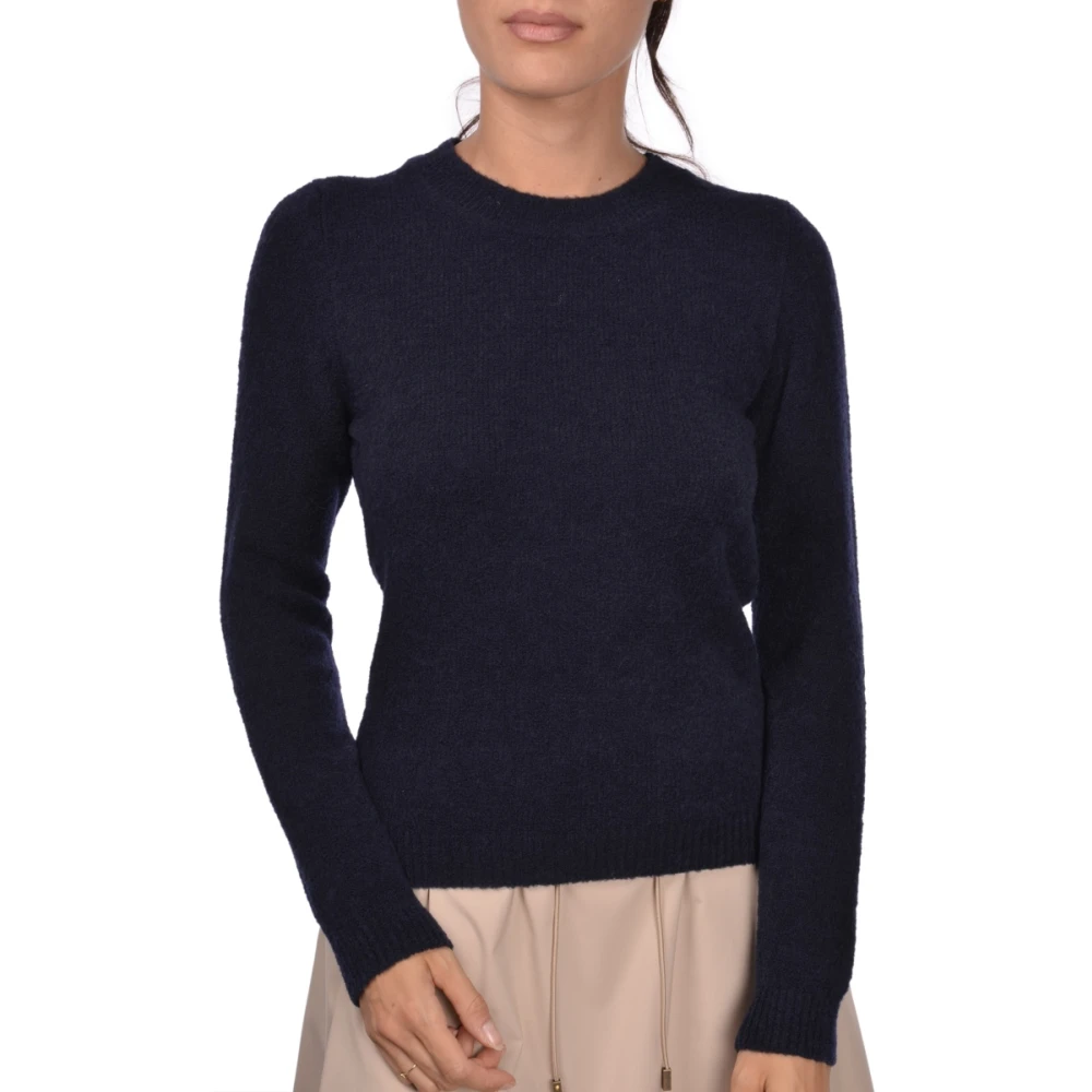 Gran Sasso Veelzijdige Bouclé Trui Blue Dames