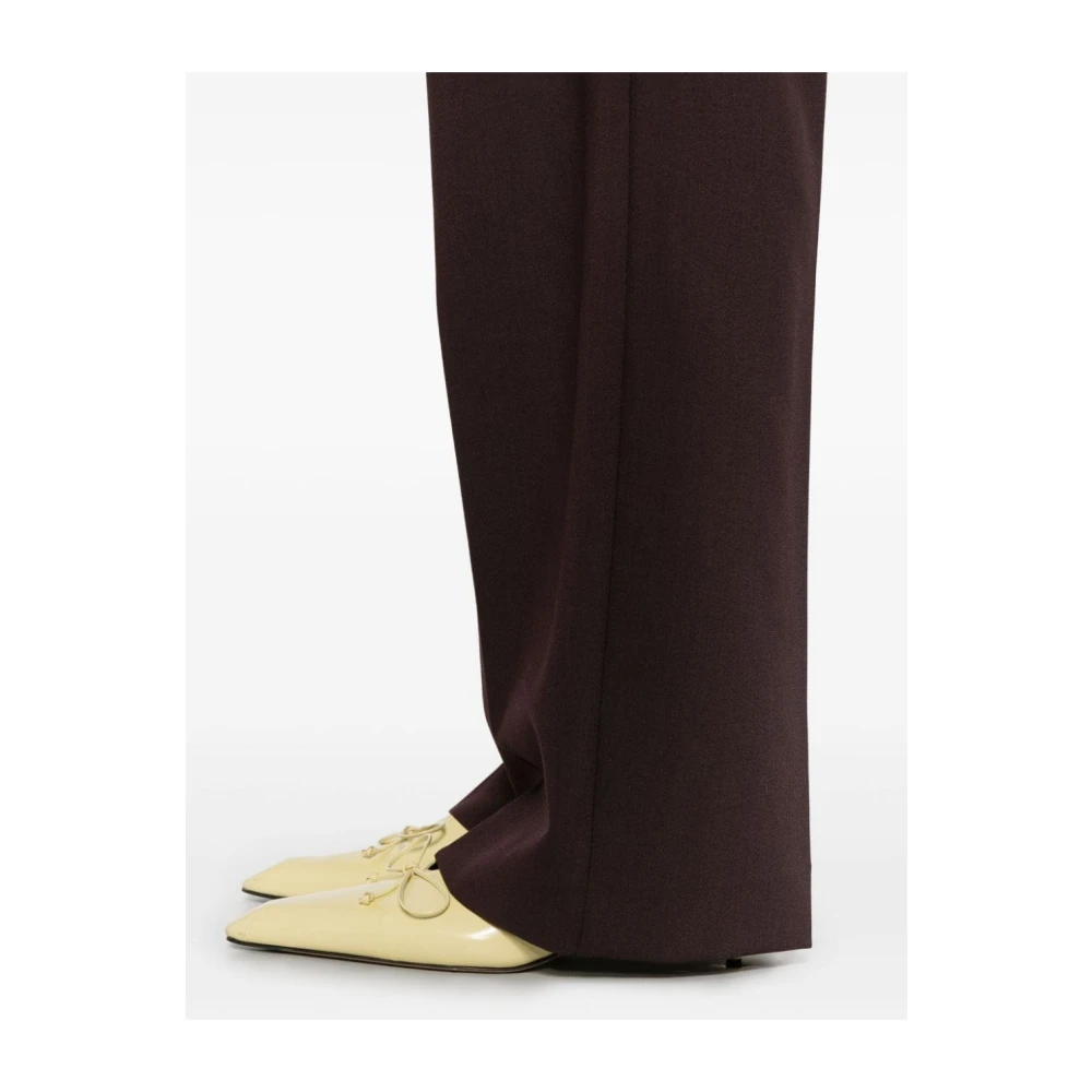 Alysi Wijde Urban Broek in Barolo Stijl Brown Dames