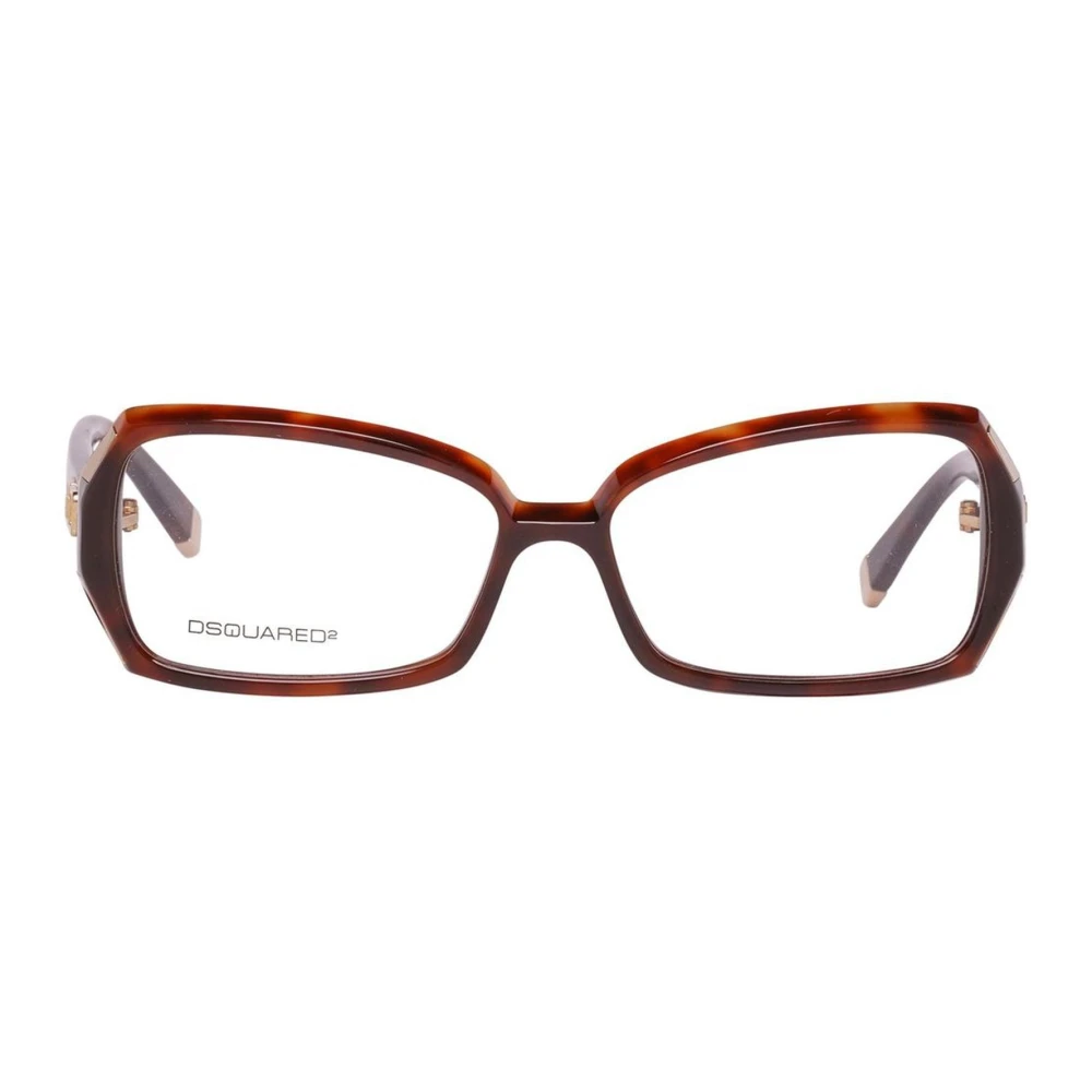 Dsquared2 Bruine plastic frames voor vrouwen met wijzerplaat Brown Dames