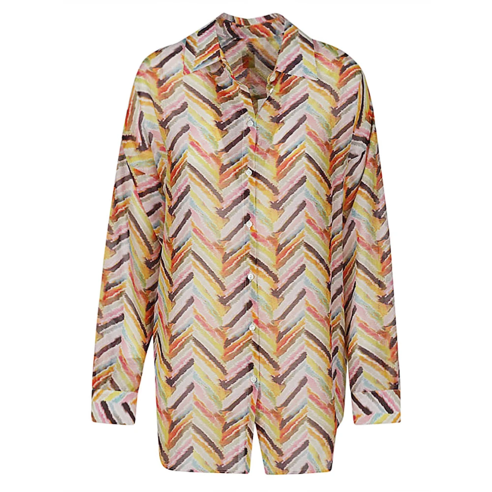 Feel me Fab Noto Bedrukt MultiColour Shirt Multicolor Dames