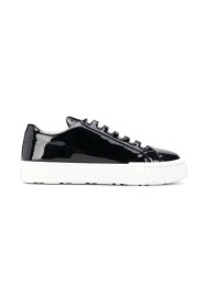 Sneakers made of patent leather