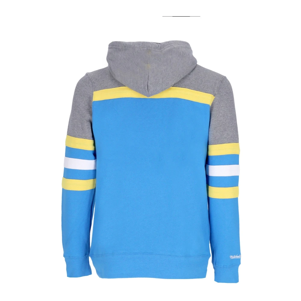 Mitchell & Ness Loscha Light Blue NFL Headcoach Hoodie Blue Heren