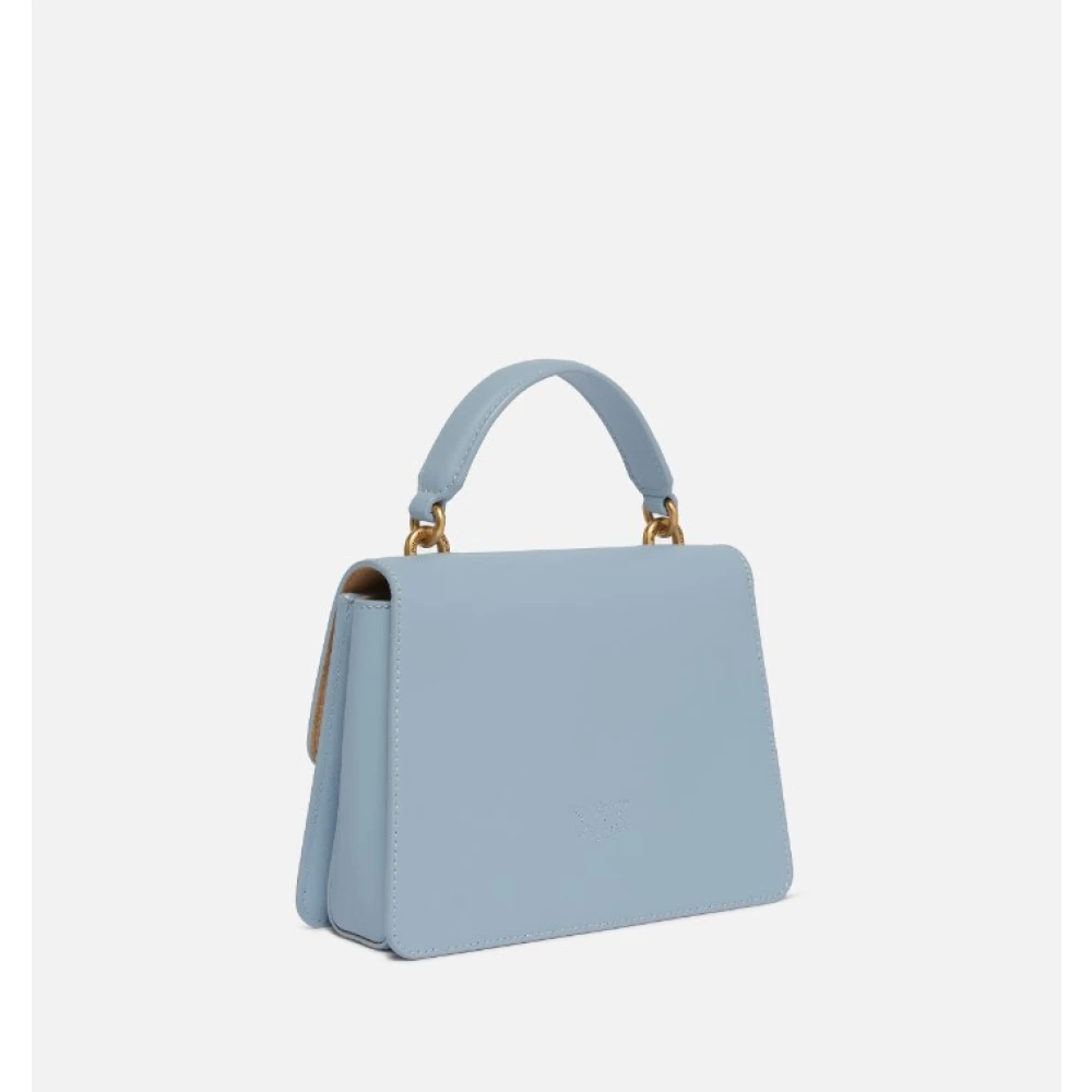 pinko Love Birds Diamond Cut Schoudertas Blue Dames