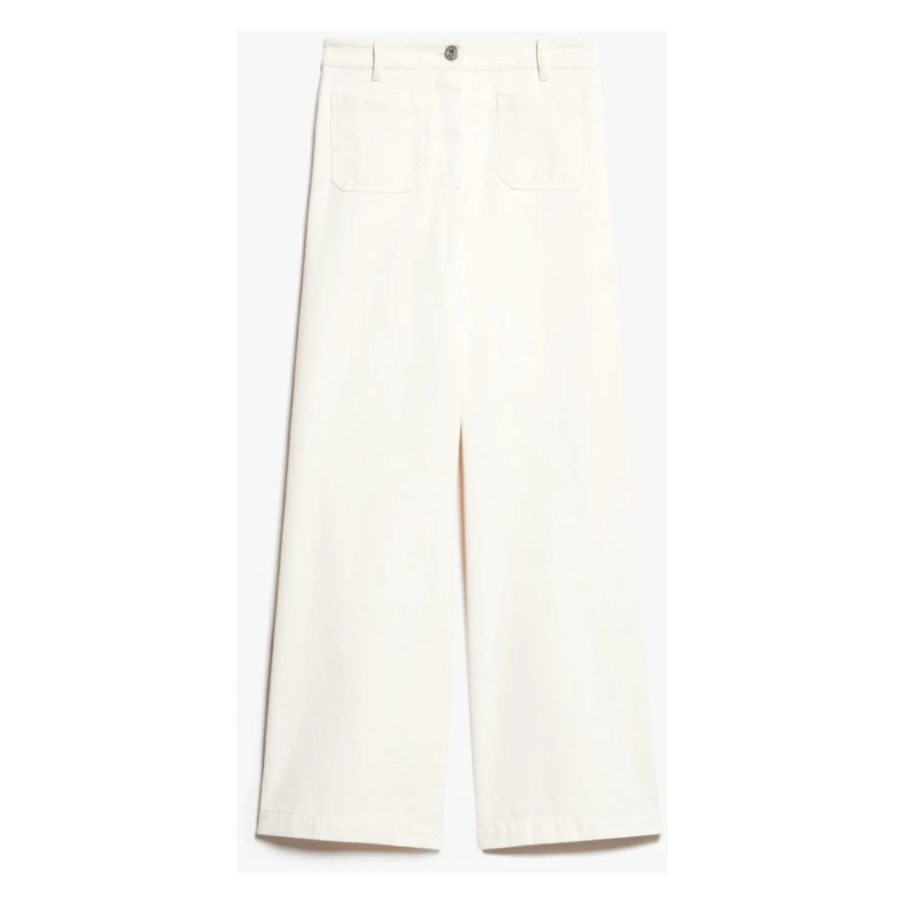 Max Mara Weekend Ecru Filter Broek Beige Dames