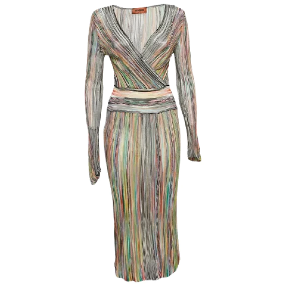 Missoni Pre-owned Knit dresses Multicolor Dames