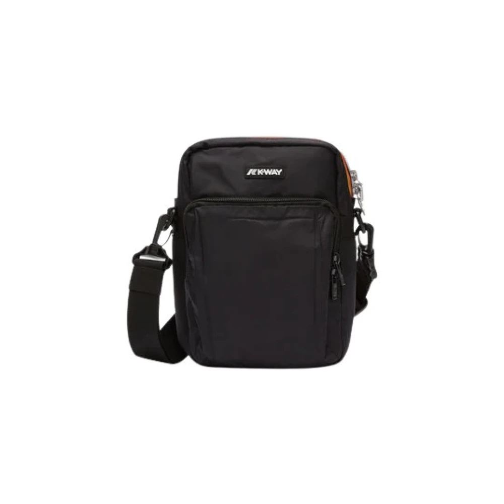 K-Way Erloy Messenger Bag - Male - Cross Body Messenger - Black - One Size - Bags - Image 2