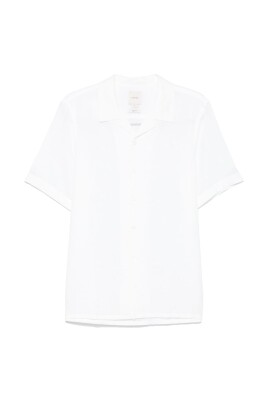 chemise-blanche-a-col-camp-boutonnee