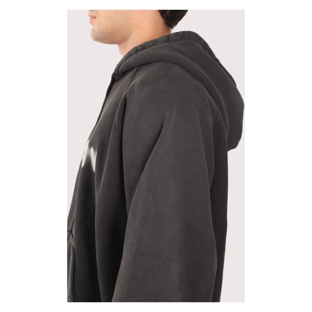 Misbhv Zwarte Zip Hoodie Black Heren