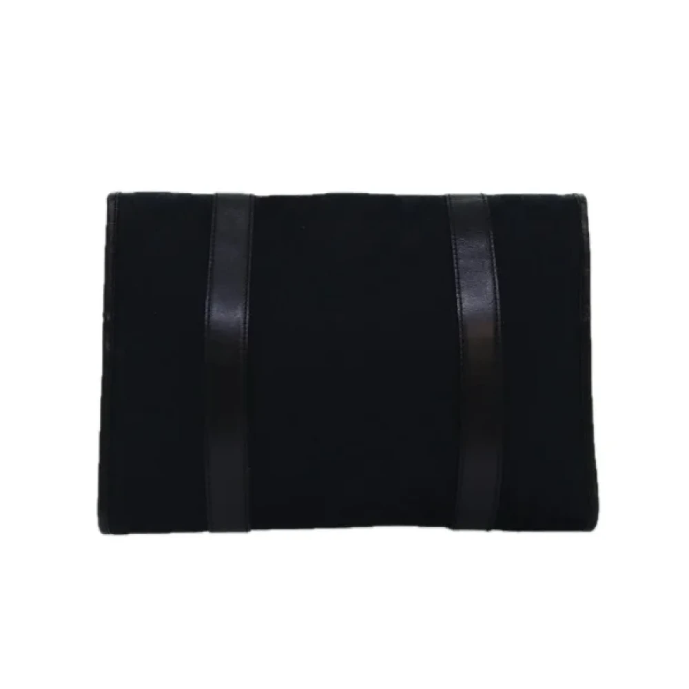 Gucci Vintage Pre-owned Canvas home-office Black Dames