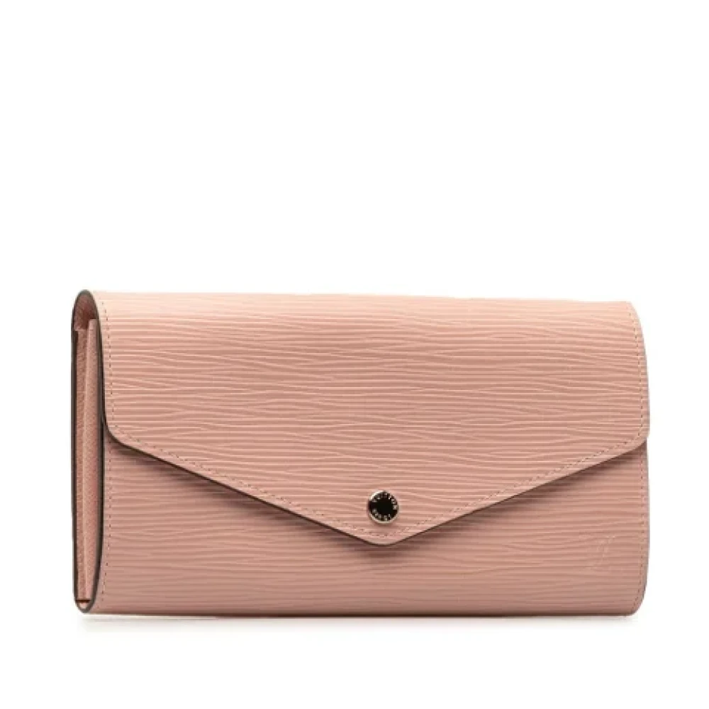 Louis Vuitton Vintage Pre-owned Leather wallets Pink Dames