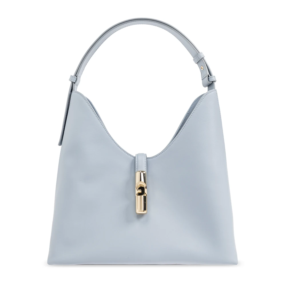 Furla Tas 'Goccia Medium Hobo' Blue Dames