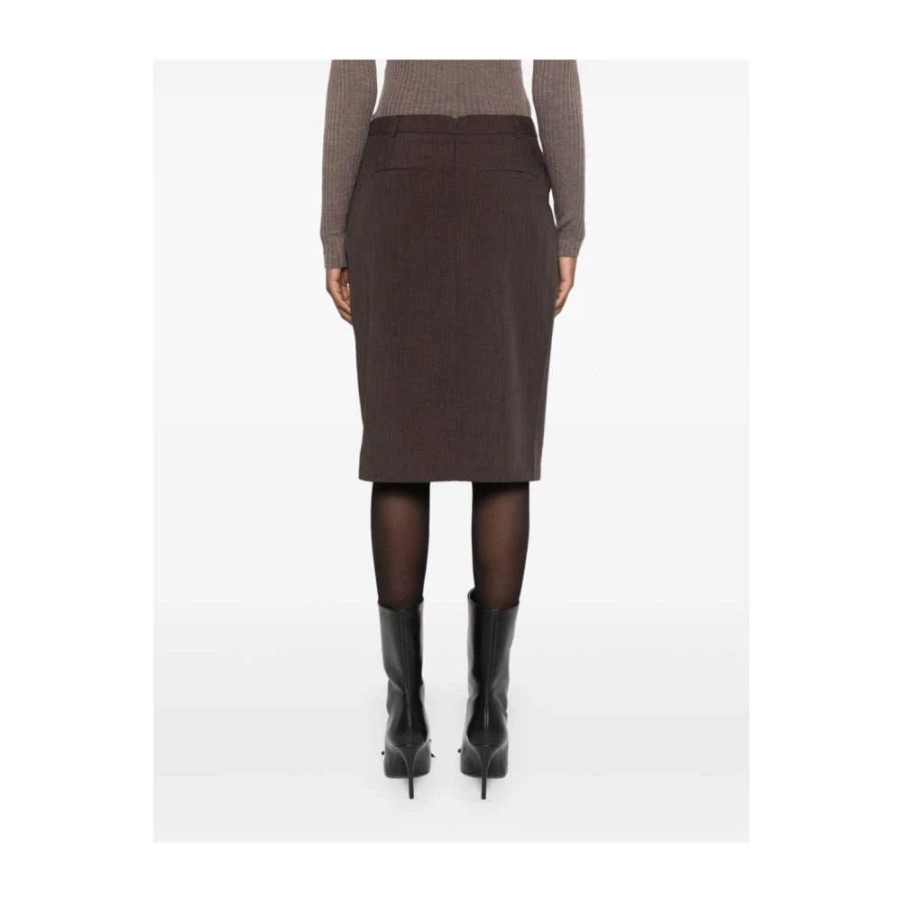 Birgitte Herskind Elegante Toffee Bruine Rok Brown Dames