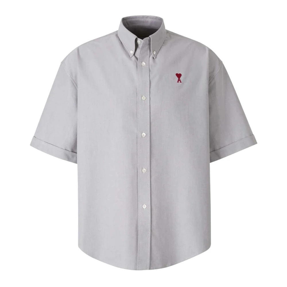 Shirts > Short Sleeve Shirts - - Ami Paris - Modalova