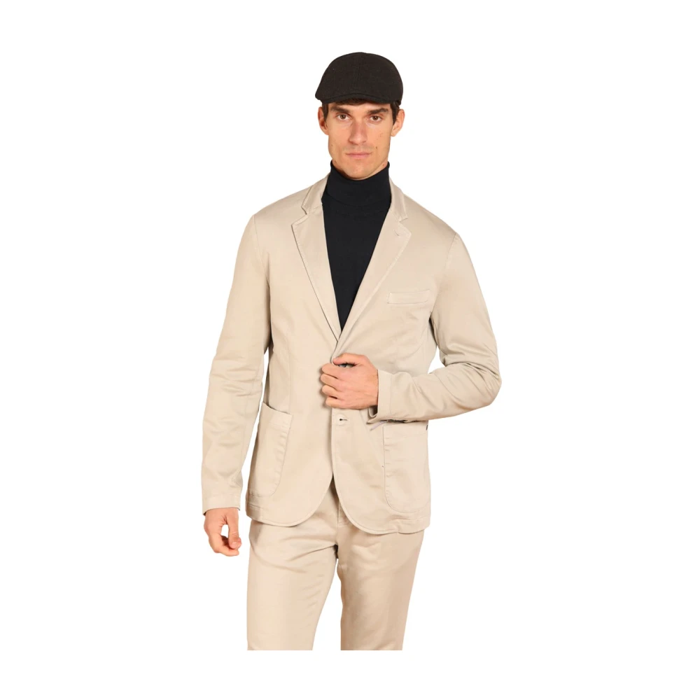 Mason's Jersey Active Reisblazer Gray Heren