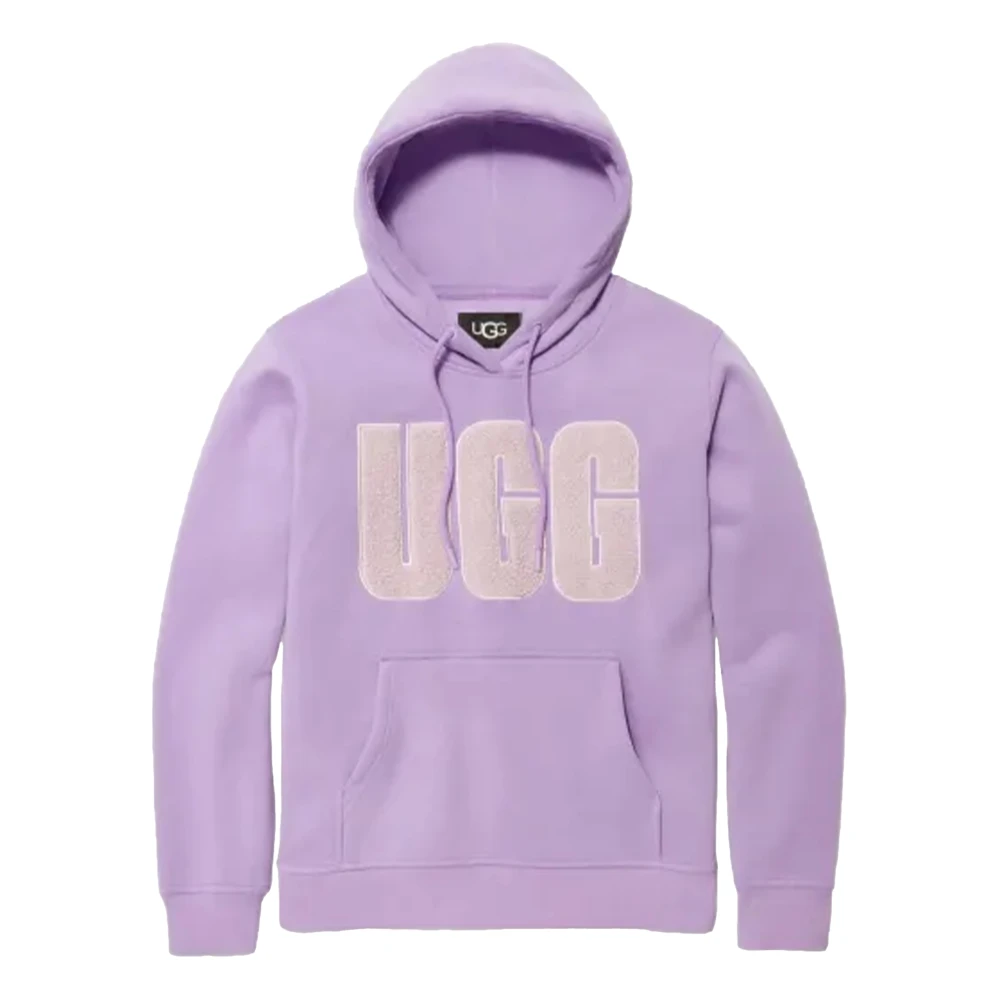 Ugg Paarse Rey Logo Hoodies Purple Dames