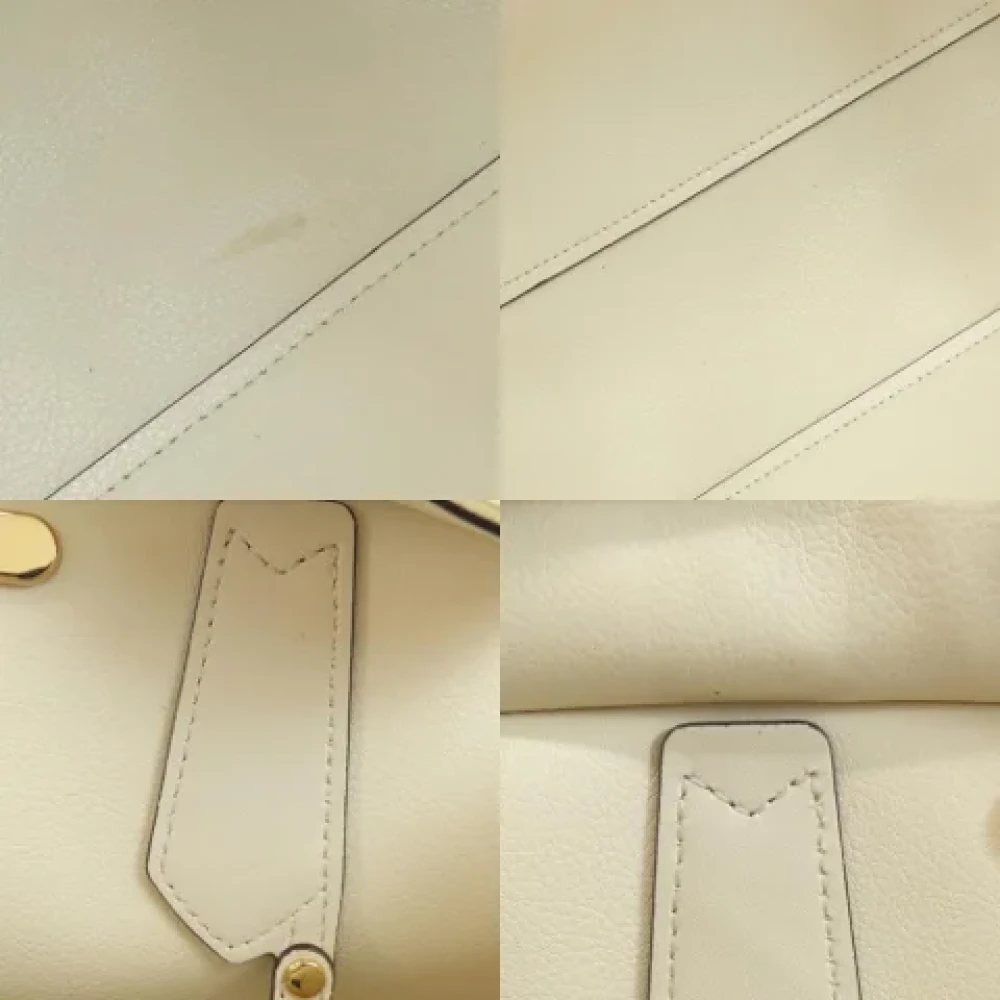Michael Kors Pre-owned Leather shoulder-bags White Dames