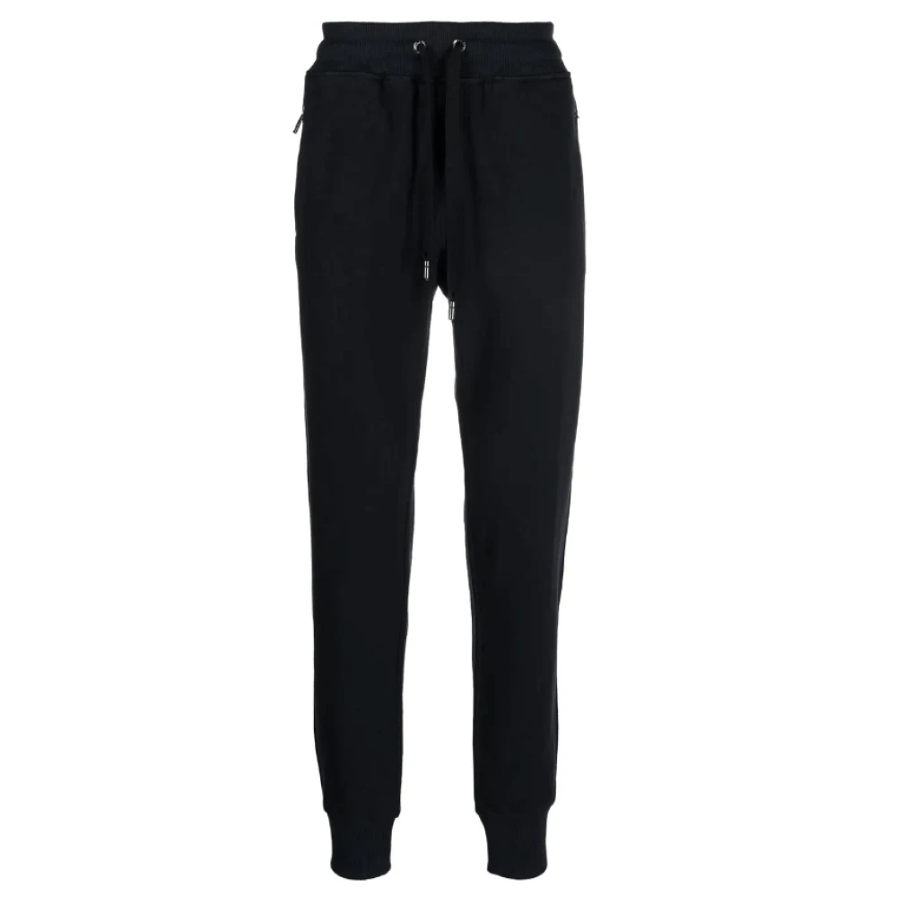Dolce & Gabbana Navy Blauwe Trekkoord Trainingsbroek Blue Heren
