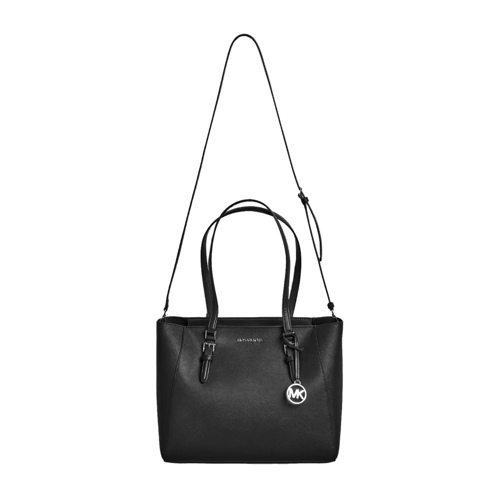 Michael Kors Omkeerbare leren tas Black Dames