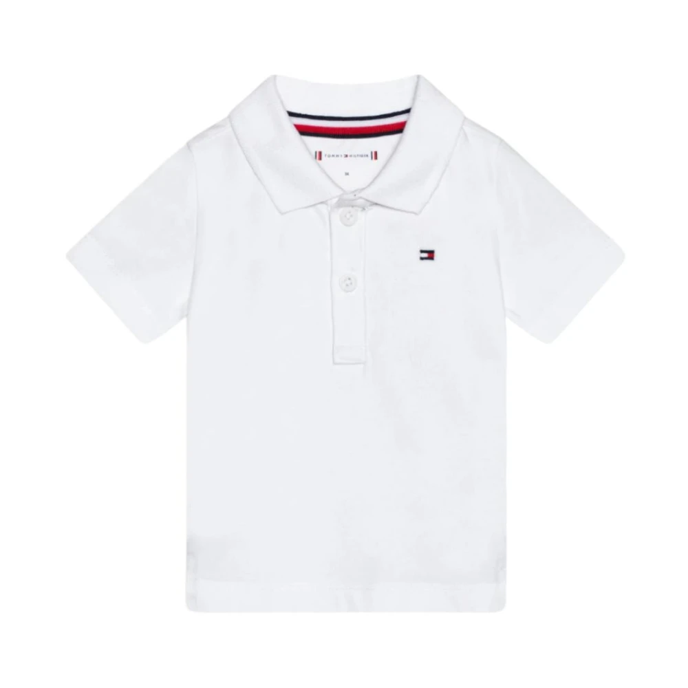 Tommy Hilfiger Baby Flag Polo Vit White, Pojke