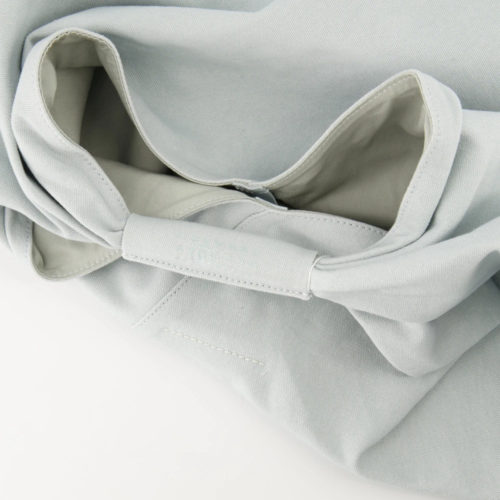 MM6 Maison Margiela Japanse Katoenen Tote Tas Blauw Grijs Gray Dames