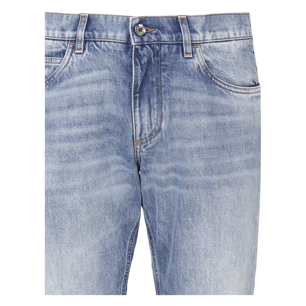 Dolce & Gabbana Licht Denim Regular Fit Jeans Blue Heren