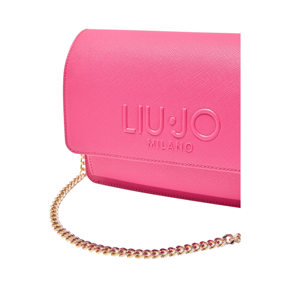 Liu Jo Roze Synthetisch Leren Schoudertas Pink Dames