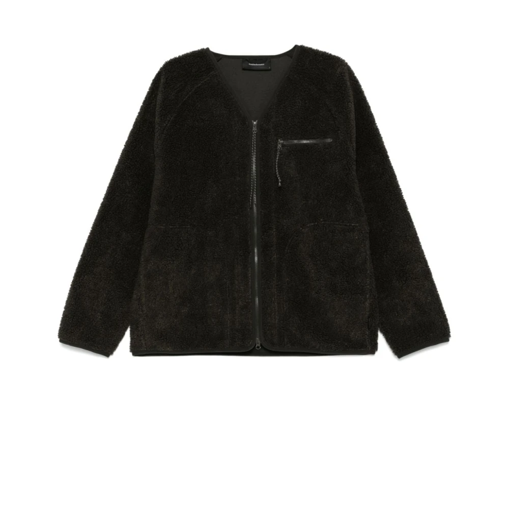 Peak Performance Groene Faux-Shearling Rits Sweater Green Heren