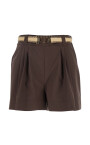 bruine-katoenen-poplin-shorts-met-tailleband