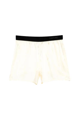 Elasticated-waistband Pajama Shorts
