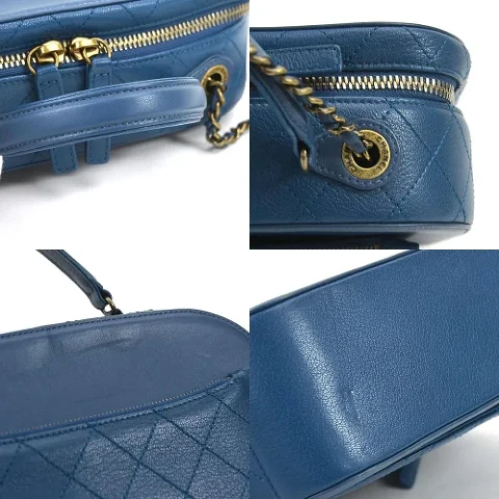 Chanel Vintage Pre-owned Fabric chanel-bags Blue Dames