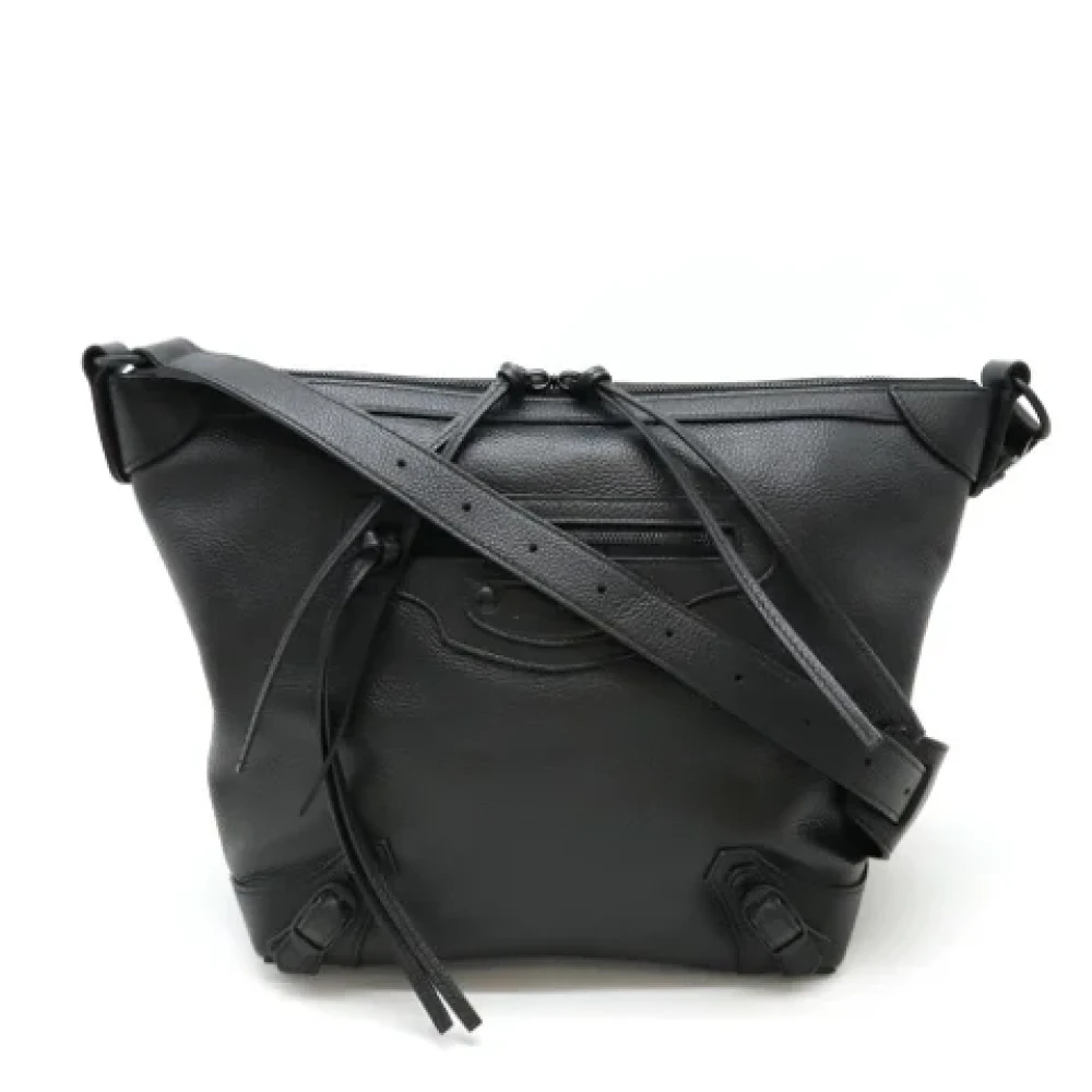 Balenciaga Vintage Pre-owned Leather shoulder-bags Black Dames