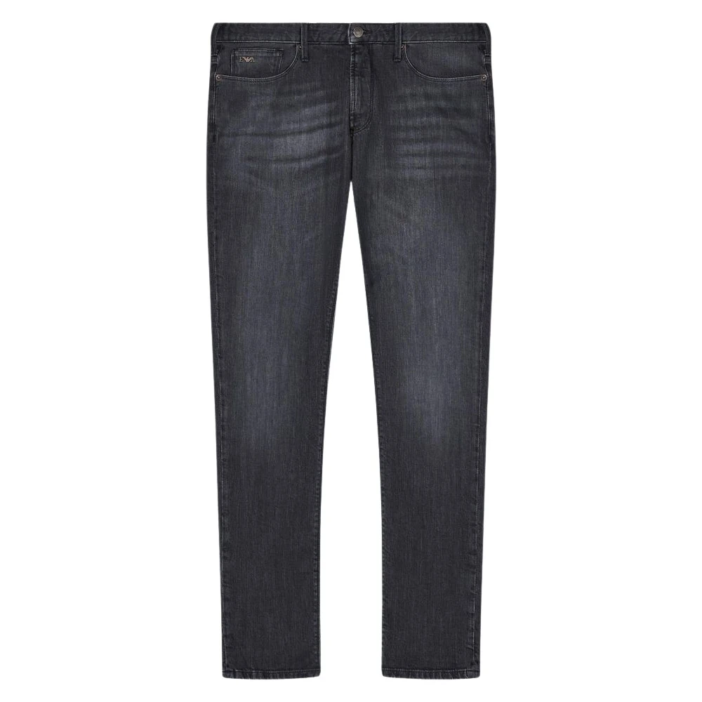 Emporio Armani Pocket Trousers - Male - Slim Fit Jeans - Black - W38 - Jeans