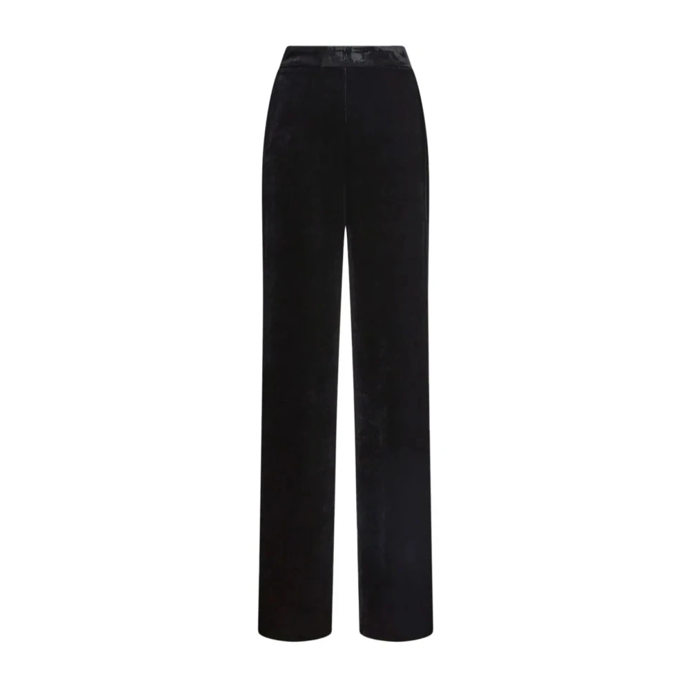 ETRO Zwarte Zijde Blend Stijlvolle Broek Black Dames