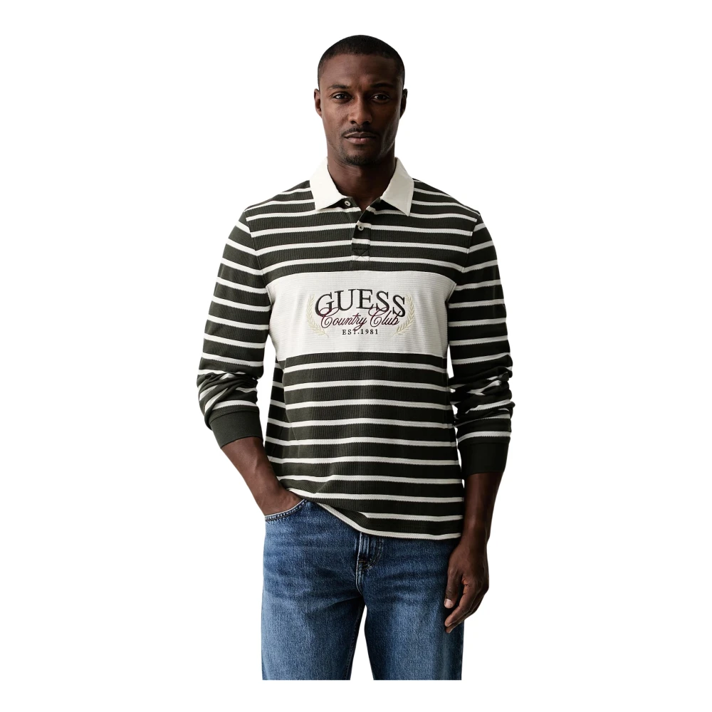 Guess - Herren - Sweatshirt - L - Dunkelgrün - Bild 3