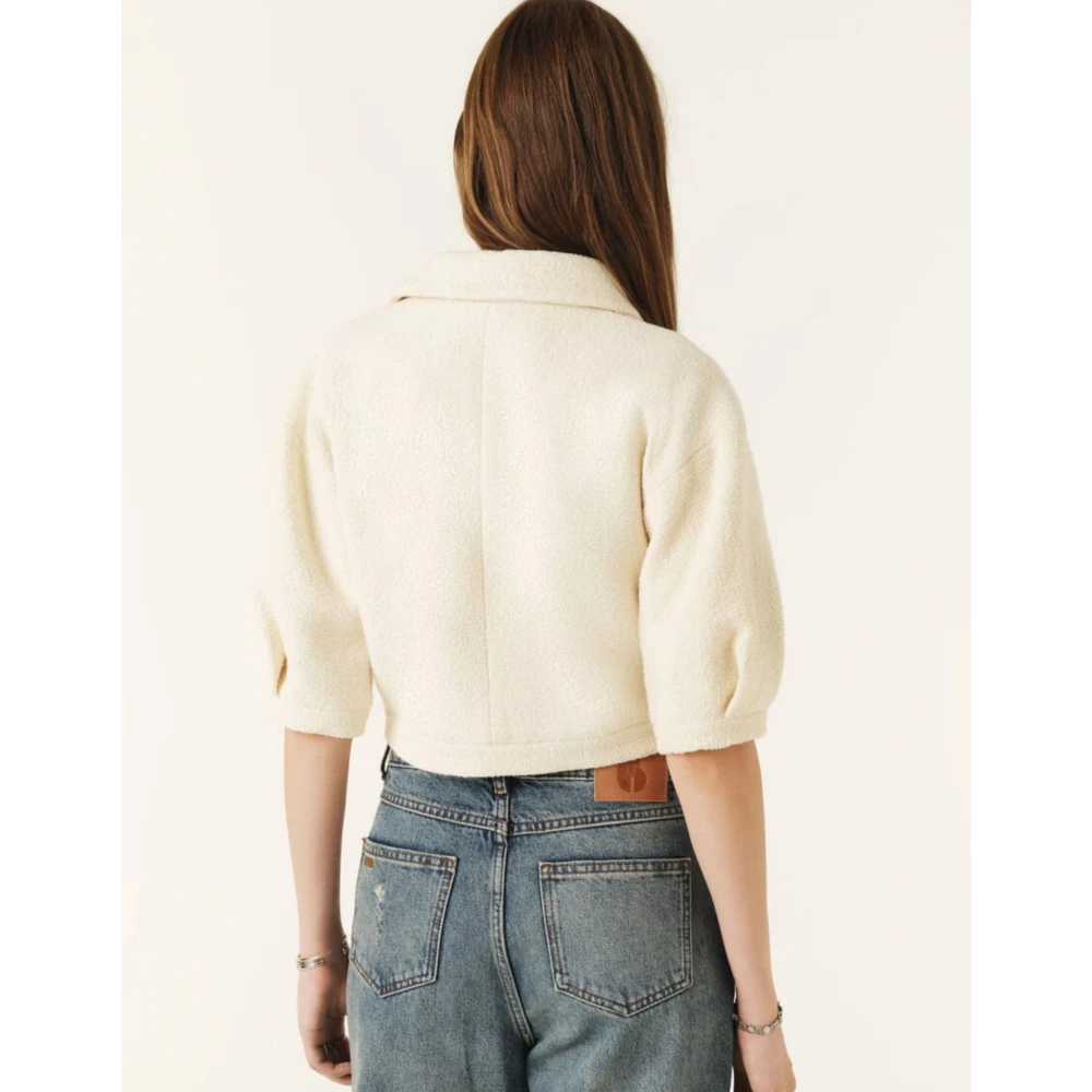 BA&SH Ecru Vest Stijlvol Modieus Dames Top Beige Dames