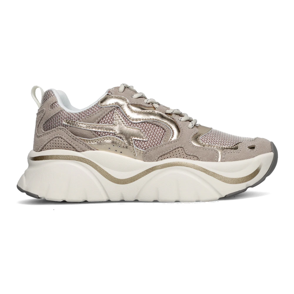 W6yz Women's Beige Mia Trainers - Sneakers - 5 Uk - Shoes