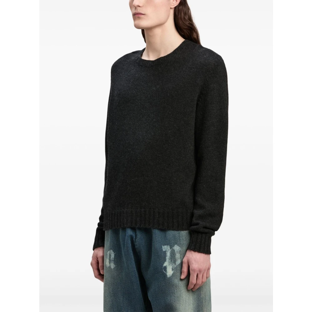 Palm Angels Grijze Sweaters voor Stijlvolle Look Gray Heren