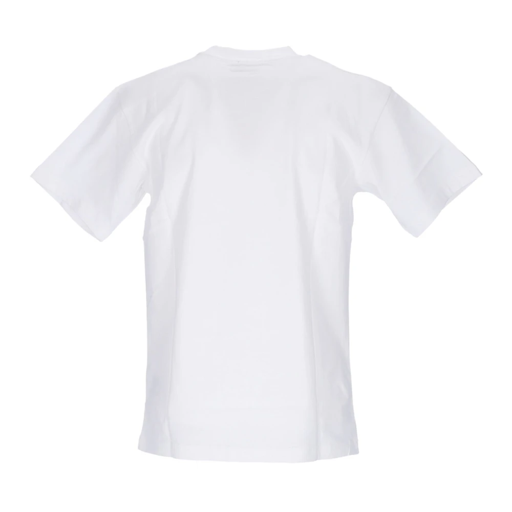 Market Smiley Print Wit T-shirt White Heren